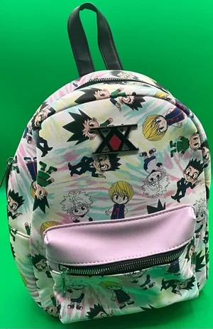 A Very Sweet Faux Leather Bioworld Hunter x Hunter Chibi Rare HTF Mini Backpack thumbnail 1