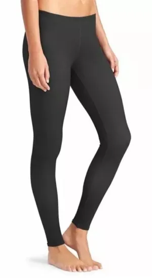 Athleta Mid-Rise Finesse Black Cropped Legging Pull On Pants, XL thumbnail 1