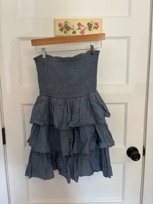 Old Navy Strapless Ruffled Dress thumbnail 2