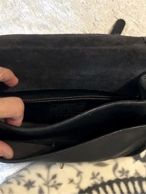 Vintage Coach 9954 Prairie Bag Black Leather Purse thumbnail 8