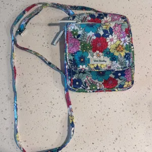 Vera‎ Bradley Ultralight Mini Hipster Floral Crossbody Bag Small Purse ID Window thumbnail 1