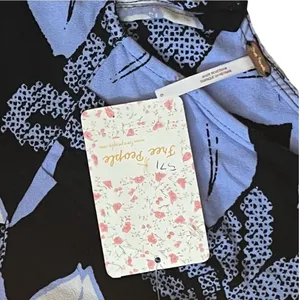 NWT Free People ‘Into The Groove Floral Cropped Blouse’ thumbnail 4