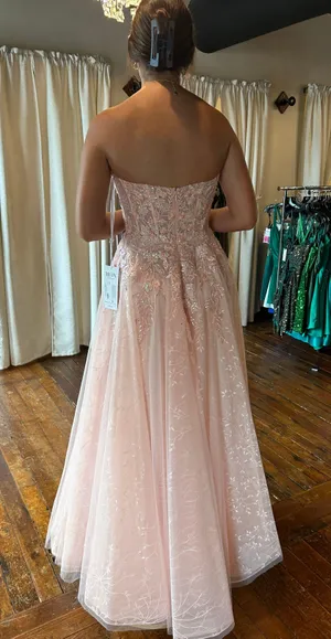 Blush Prom Formal Dress thumbnail 2