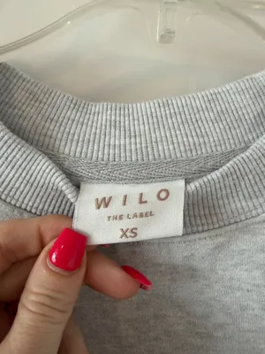 Gray Wilo Sweatshirt White Size XS thumbnail 3