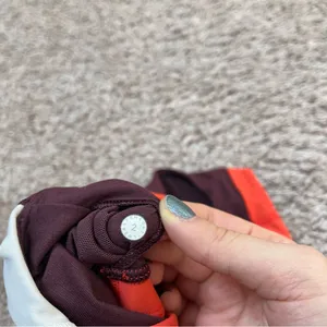 Lululemon Kick Serve Sweat Color Block Longline Sports Bra thumbnail 6