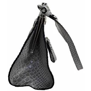 GUESS Vintage White Snakeskin Dainty Clutch Shoulder Bag Purse Silver Hardware thumbnail 4