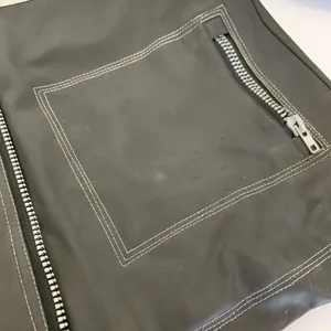 Lounge Lizard Jacket Medium Black Gray Moto Biker‎ Streetwear Edgy thumbnail 10