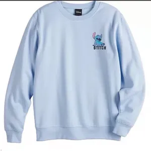 Disney Light Blue Stitch Crewneck thumbnail 1