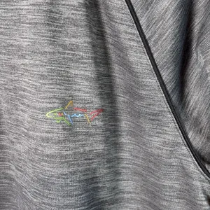 Greg Norman Play Dry Men's Sweatshirt Dark Gray 1/4 Zip Long Sleeves, Size M thumbnail 3