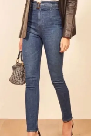 Reformation Kayo High & Skinny Jean in Erie wash thumbnail 1