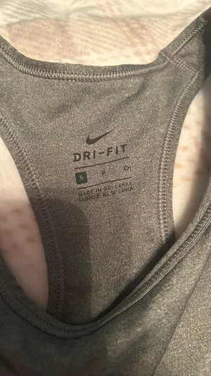 Nike grey  sports bra thumbnail 3