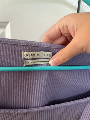Urban Outfitters Light Purple Box Neck Top thumbnail 3