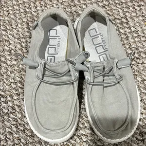 Hey Dude Light Gray Loafers thumbnail 1
