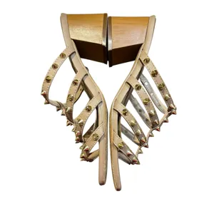 Steve Madden Shoes Womens Size 8 Beige Studded‎ Block Heel Sandals Intricate-S thumbnail 7