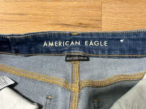 American Eagle Size 8 long curvy hi rise jegging skinny jeans thumbnail 8