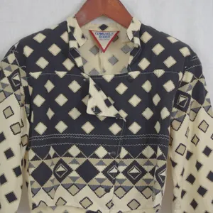 Cowgirls' Rodeo Association Vintage Cropped Western Top Small thumbnail 3