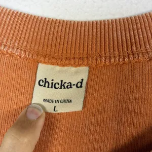 Chicka-D western orange Southern TEXAS Corded Sweatshirt Large rodeo UT farm thumbnail 6