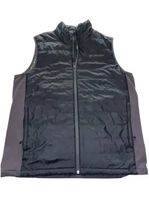 Columbia Omni-Heat Hybrid Puffer Reflective Lined Winter Vest L EUC thumbnail 1