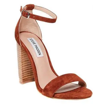 Steve Madden Carrson Suede Heeled Sandal (Women's) thumbnail 1