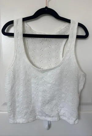 Aeropostale White Lace Top thumbnail 1