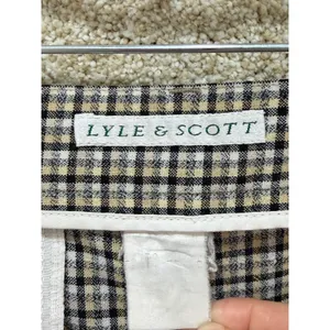 Lyle & Scott Plaid Pleated Shorts‎ Cuffed Golf Tennis Old Money Scotland Pockets thumbnail 11