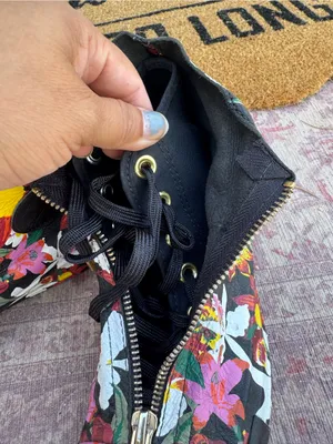 Floral Zip-Front Women's Pat BO Converse Black/Multi thumbnail 2