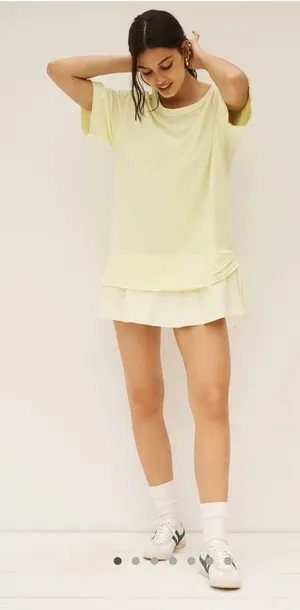 Anthropologie Daily Practice Chill Out Twofer Mini Dress thumbnail 1