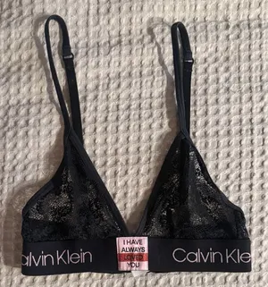 Calvin Klein Black Lace Bralette thumbnail 1