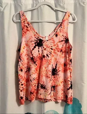 Ideology Flowy tie dye tank thumbnail 1