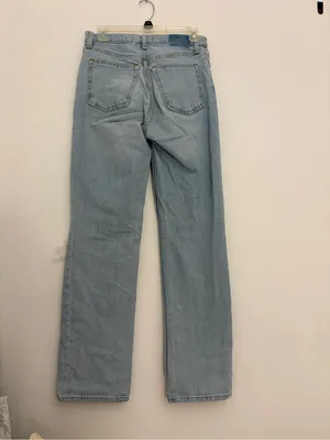 Abercrombie & Fitch Light Wash 90s Straight Ultra High Rise Jeans Size 26 thumbnail 2