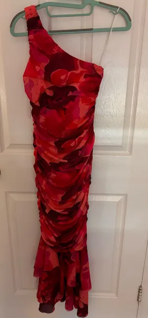 Hello Molly Ruffle Floral Off-Shoulder Dress thumbnail 1