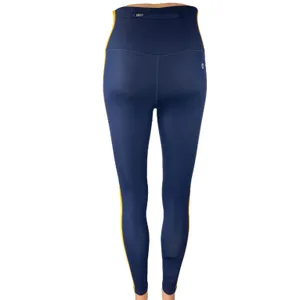 All Access x Bandier Women's Blue Striped Yoga Athletic Leggings Pants Size S thumbnail 4