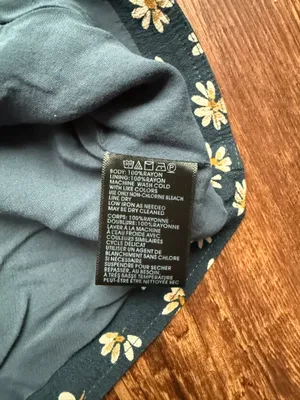Women’s Cooperative Blue Floral Mini Skirt - Size 2 thumbnail 5