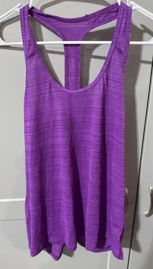 Nike Purple Racerback Athletic Tank Top Size M thumbnail 1