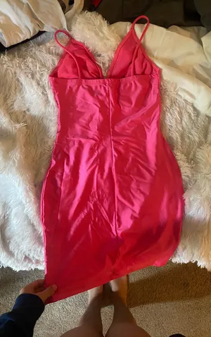 Pink mini dress thumbnail 3