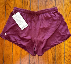Lululemon Swiftly Mid-Rise Short 3” Burgundy Bay Size 8 NWT thumbnail 1