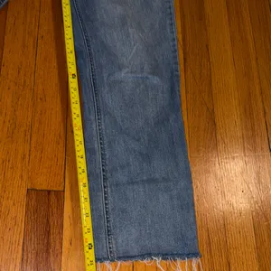 Harper High Rise Distressed Blue Jeans thumbnail 6