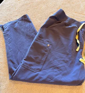 FIGS Kade Cargo Scrub Pants (Style 1000219R) periwinkle. thumbnail 1