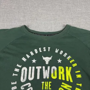 Under Armour HeatGear Shirt Womens Medium Green Outwork Competition Project Rock thumbnail 2