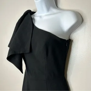 Dress The Population Tiffany Black One Shoulder Dress Size S‎ NWT thumbnail 6