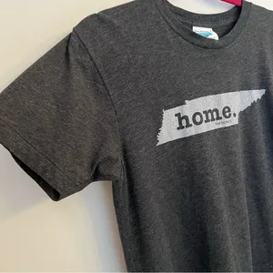 Tennessee Home T Shirt Gray Short Sleeved | M thumbnail 5
