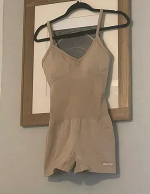 Bo and Tee Nude  Athletic One Piece Romper thumbnail 2