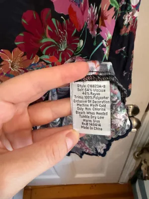 Johnny Was Oasis Tandis Blouse satin size XS boho resort floral thumbnail 3