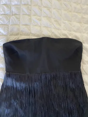 Rikki Black Fringe Flapper Dress thumbnail 9