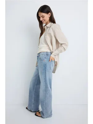 Kate Baggy Bowery Vintage Jeans Blue Womens Size 31 thumbnail 3
