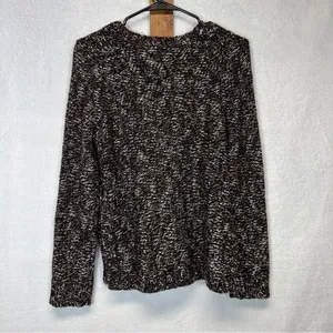 Madewell Firelight Wool Alpaca Blend Cable Knit Long‎ Sleeve Pullover Sweater S thumbnail 4