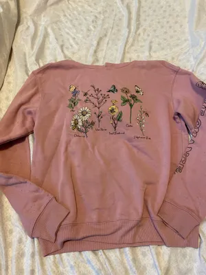 Cold crush be the change floral hoodie thumbnail 3