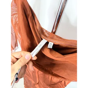 Significant Other Brianna Maxi Dress Clove Rust Off Shoulder Mesh SD250734D thumbnail 6