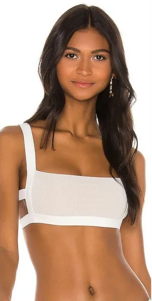 Tularosa Lelani Top in White thumbnail 1