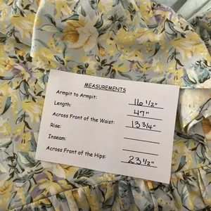 O.P.T. Kate Floral Ruffled Midi Dress One Pretty Time Pockets Ruffles‎ Small thumbnail 15